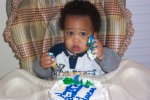 Lucas and his cake